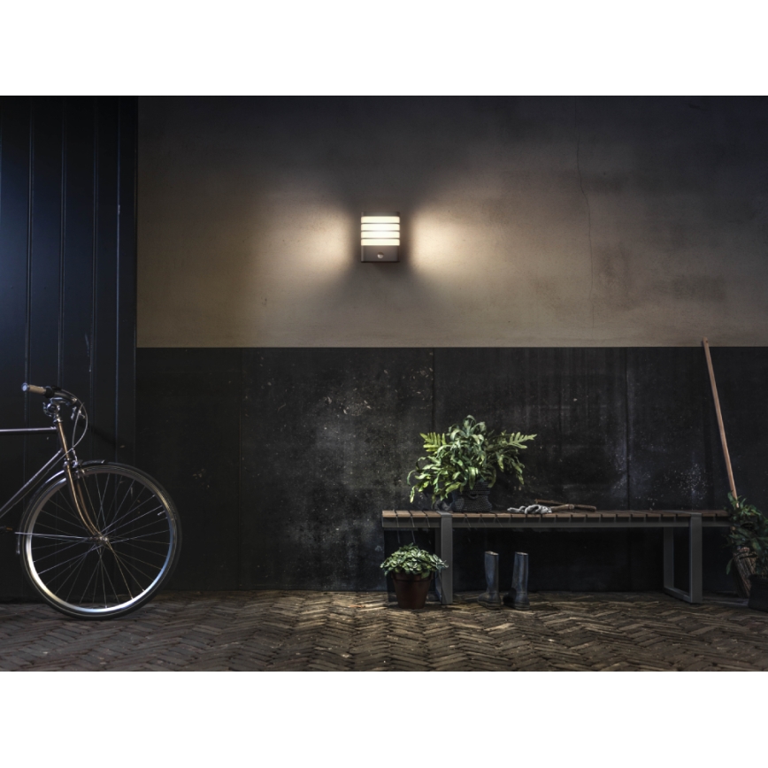 Philips - LED Outdoor Wall Light with Sensor LED/3W/230V IP44
