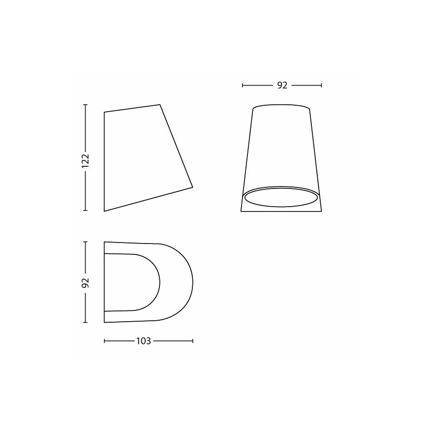 Philips - LED outdoor lighting 1xLED/3W/230V IP44