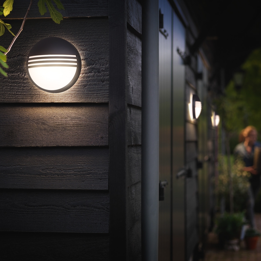 Philips - LED Outdoor Wall Light, 6W, 230V, IP44
