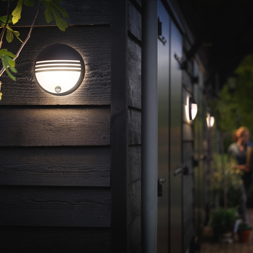 Philips - LED Outdoor Wall Light with Sensor LED/6W/230V IP44
