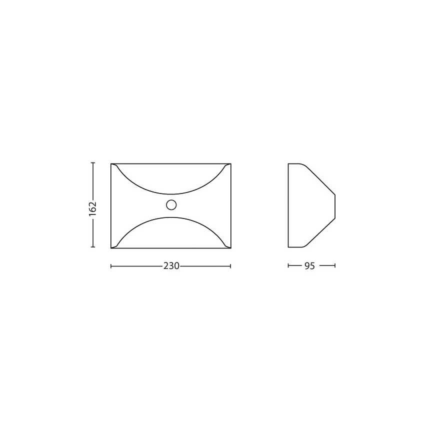 Philips - Outdoor LED sensor light/6W/230V IP44