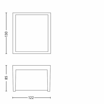 Philips - LED Outdoor wall light LED/3W/230V IP44 2700K