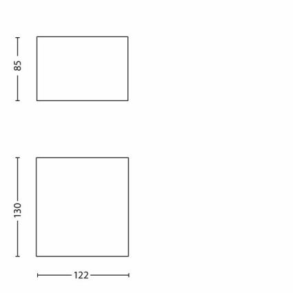 Philips - LED outdoor wall light LED/3W/230V IP44