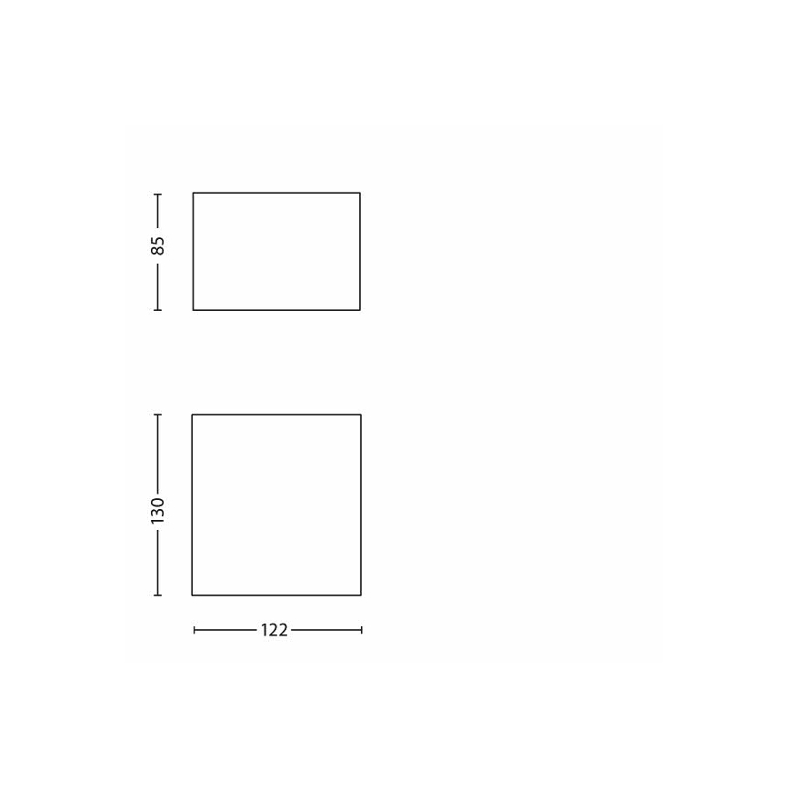 Philips - LED outdoor wall light LED/3W/230V IP44