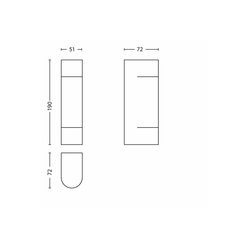 Philips - LED Outdoor lighting 2xLED/1W/230V IP44