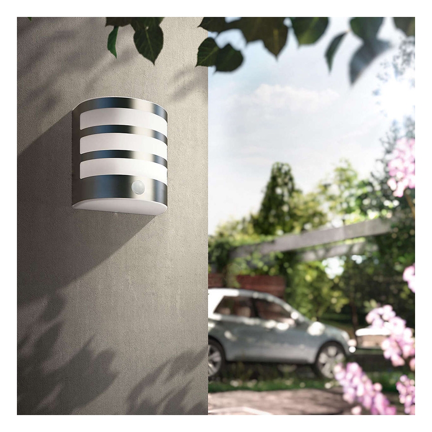 Philips - LED Outdoor Wall Light with Motion Sensor, 3W, IP44
