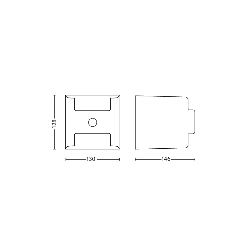 Philips - Outdoor sensor light 2xLED/4,5W/230V IP44