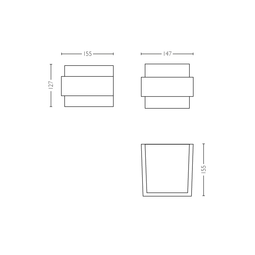 Philips - Outdoor wall light E27/42W