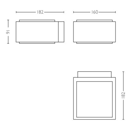 Philips - Outdoor wall light E27/42W/230V IP44