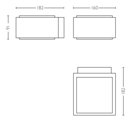 Philips – Outdoor Wall Light 1×E27/42W/230V IP44