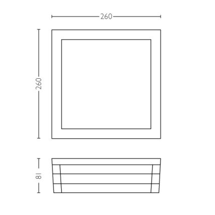 Philips – Outdoor Light 2×E27/14W IP44