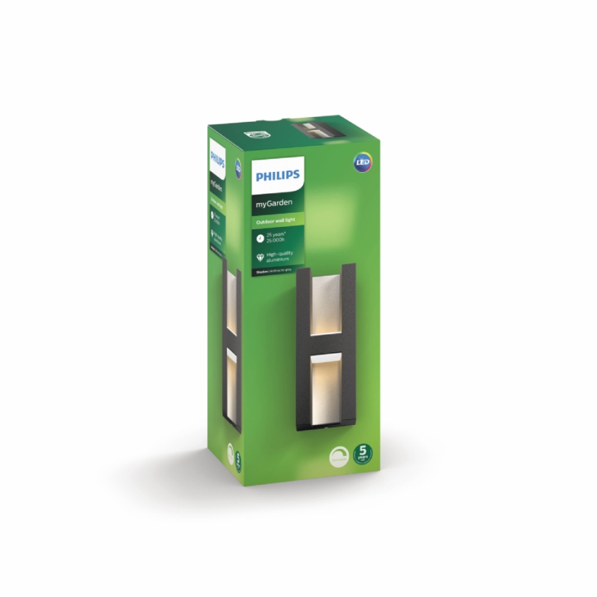 Philips - LED outdoor wall light 2xLED/4,5W IP44