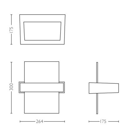 Philips - Outdoor wall light 2xLED/4,5W IP44