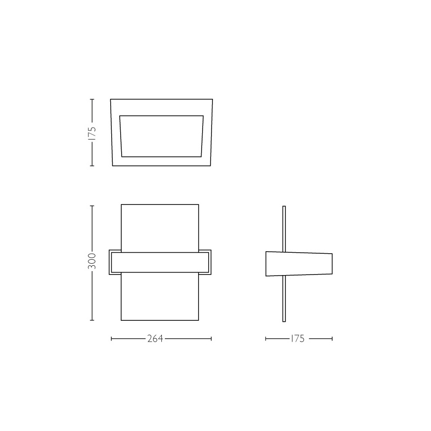 Philips - Outdoor wall light 2xLED/4,5W IP44