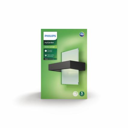 Philips - Outdoor wall light 2xLED/4,5W IP44