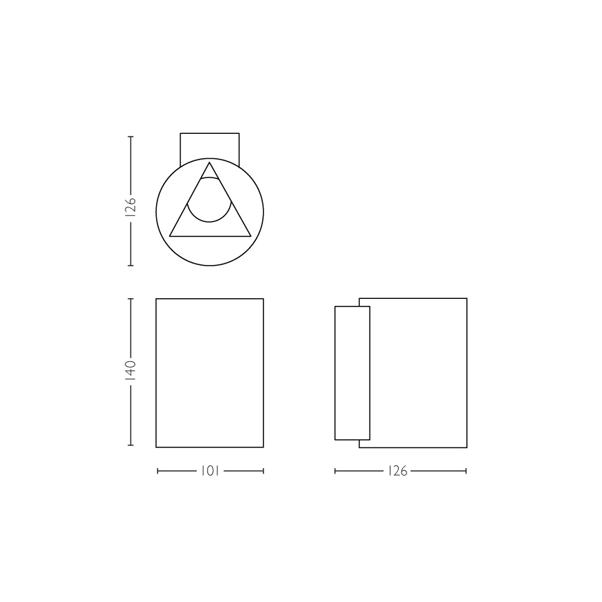 Philips - LED Outdoor wall light 2xLED/4,5W IP44