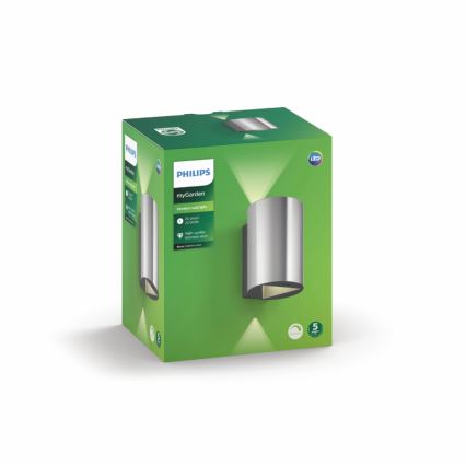 Philips - LED Outdoor wall light 2xLED/4,5W IP44