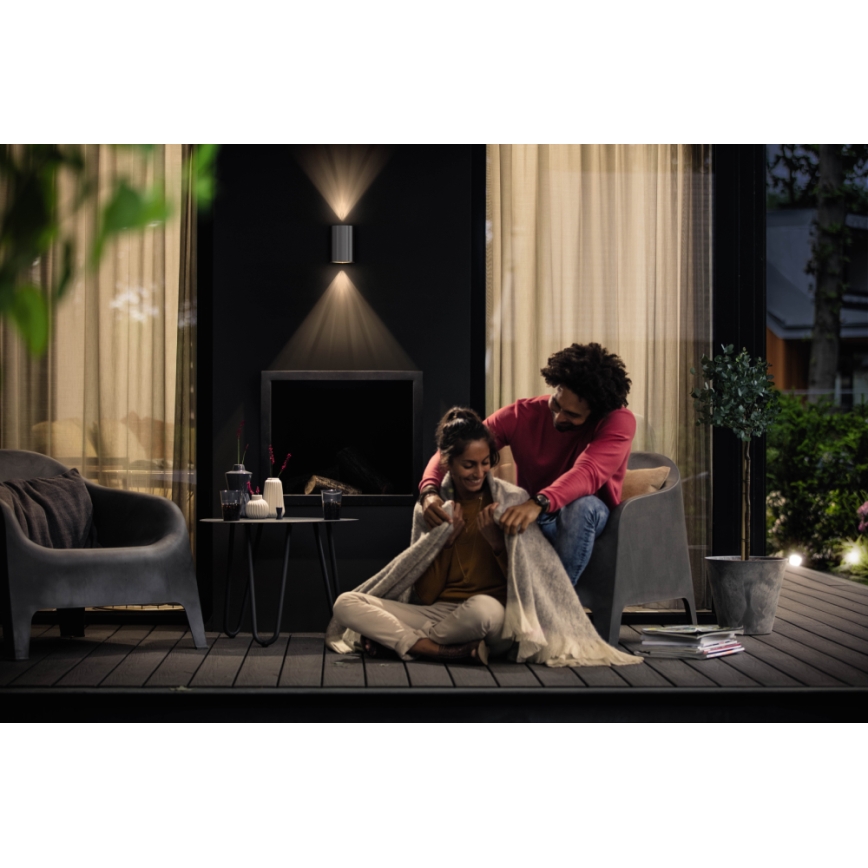 Philips - LED Outdoor wall light 2xLED/4,5W IP44