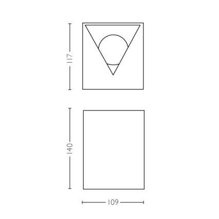 Philips - LED Outdoor wall light 2xLED/4,5W/230V IP44