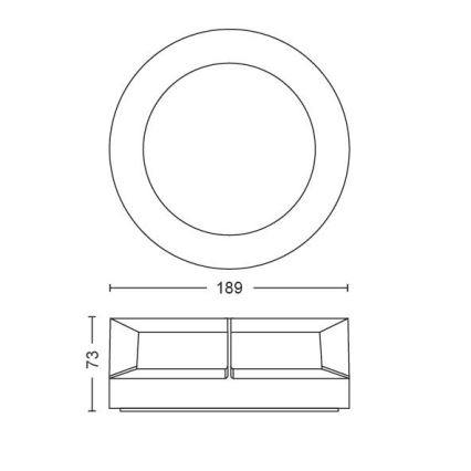 Philips - LED Outdoor light LED/12W/230V IP44