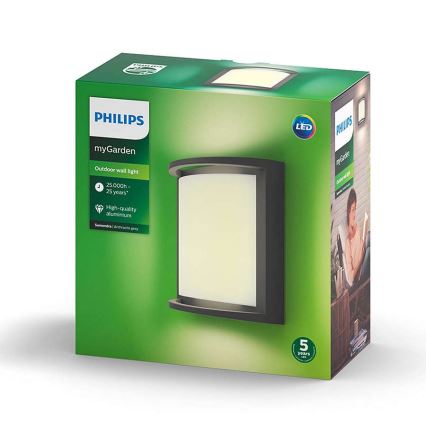 Philips - LED Outdoor wall light LED/12W IP44