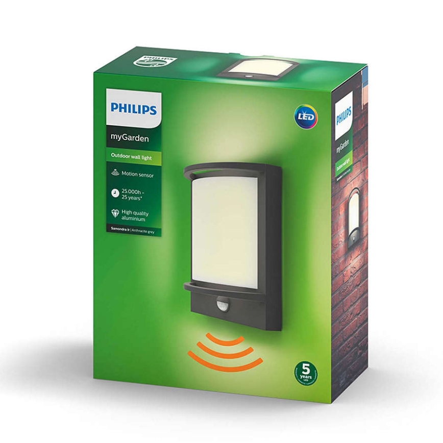 Philips - LED Outdoor wall light LED/12W IP44