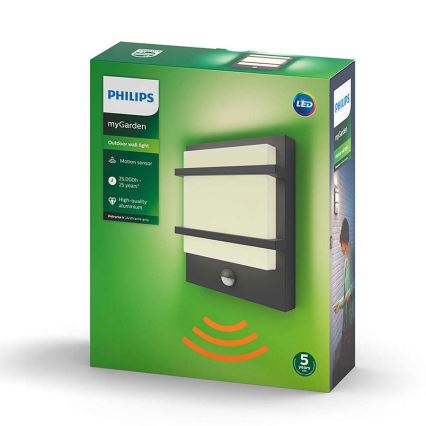 Philips - LED Outdoor wall light LED/12W IP44
