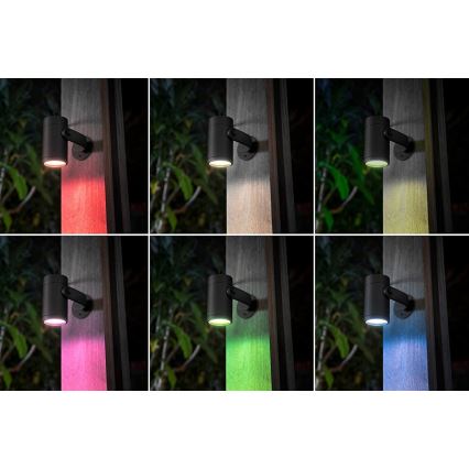 Philips - SET 3x LED Spotlight Hue LILY 3xLED/8W/230V IP65