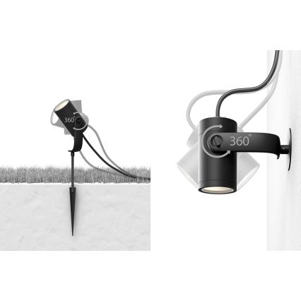 Philips - SET 3x LED Spotlight Hue LILY 3xLED/8W/230V IP65