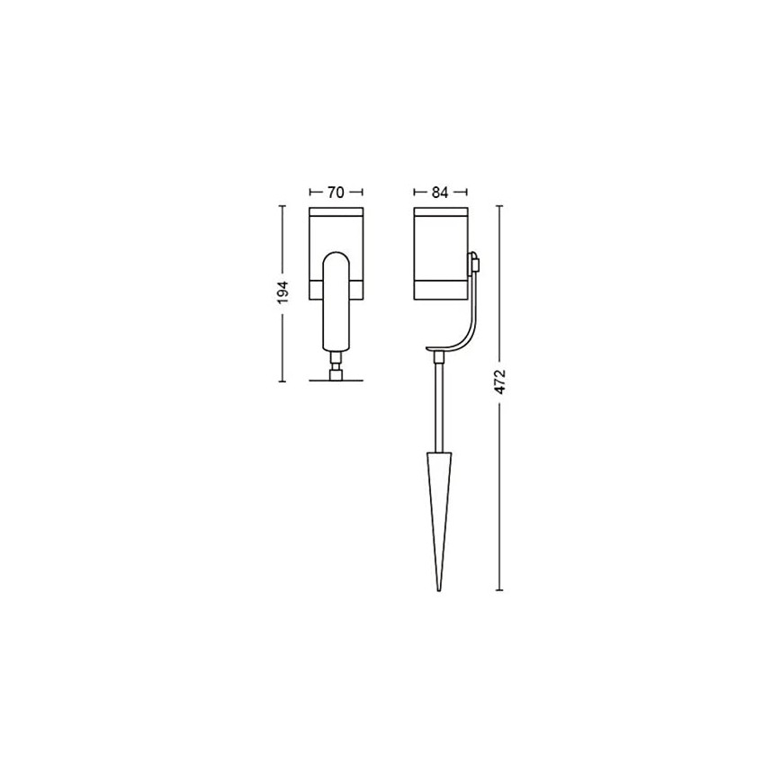 Philips - SET 3x LED Spotlight Hue LILY 3xLED/8W/230V IP65