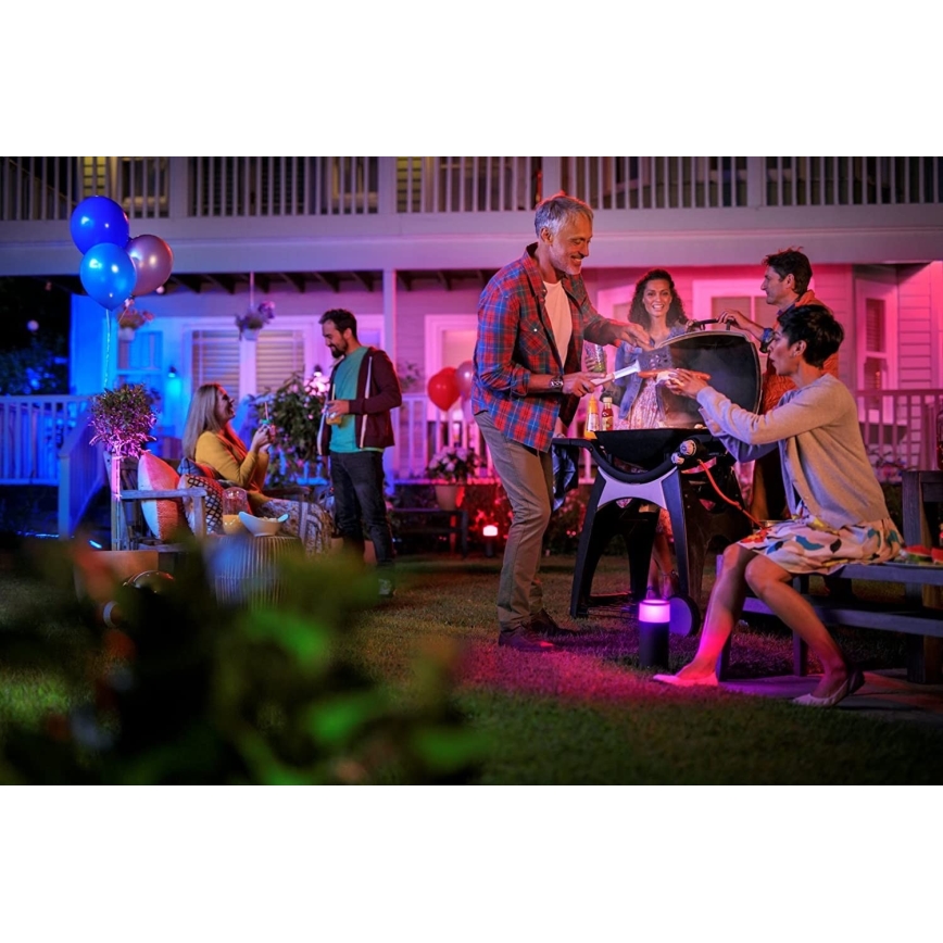 Philips - SET 3x LED Spotlight Hue LILY 3xLED/8W/230V IP65