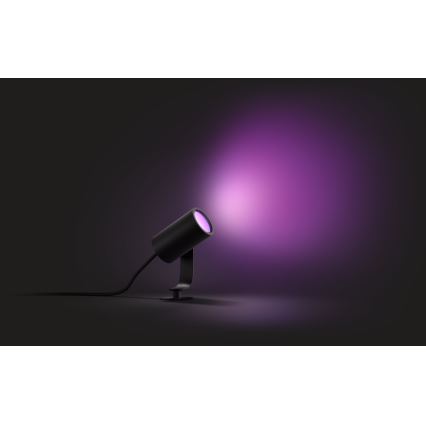 Philips 17428/30/P7 - LED RGB Dimming outdoor spotlight HUE LILY LED/8W/230V IP65