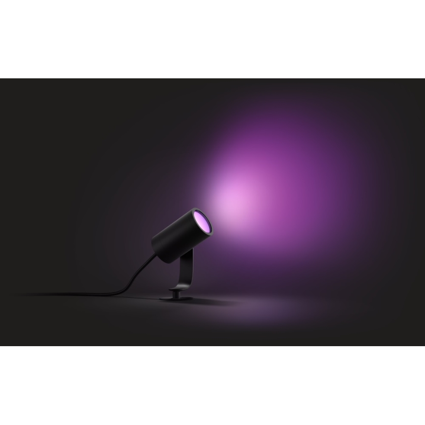 Philips 17428/30/P7 - LED RGB Dimming outdoor spotlight HUE LILY LED/8W/230V IP65