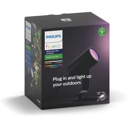 Philips - LED RGB Outdoor spotlight Hue LILY LED/8W/230V IP65