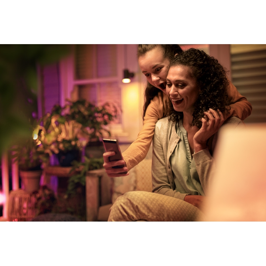 Philips 17428/30/P7 - LED RGB Dimming outdoor spotlight HUE LILY LED/8W/230V IP65