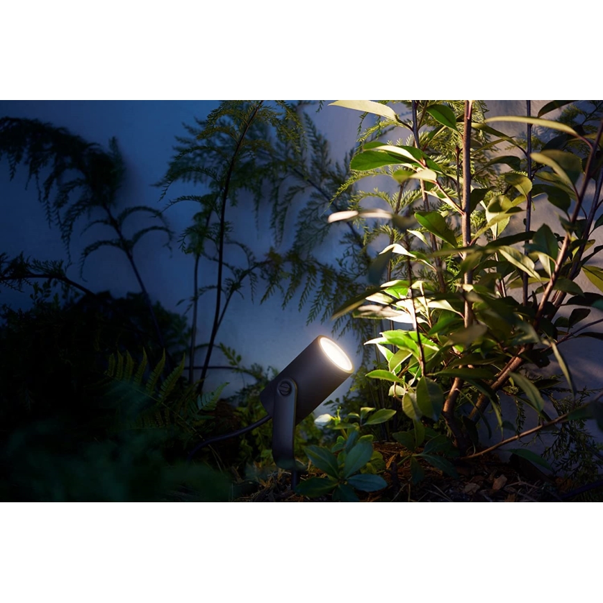 Philips 17428/30/P7 - LED RGB Dimming outdoor spotlight HUE LILY LED/8W/230V IP65