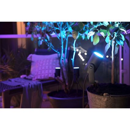 Philips - LED RGB Outdoor spotlight Hue LILY LED/8W/230V IP65