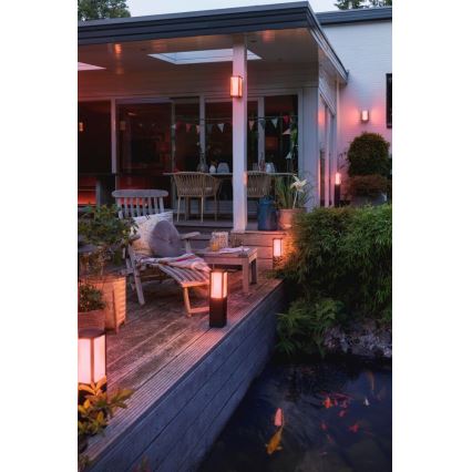 Philips - LED RGBW Dimmable outdoor wall light Hue IMPRESS 2xLED/8W/230V 2000-6500K IP44