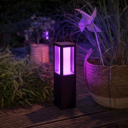 Philips 17431/30/P7 - LED RGB Outdoor lamp HUE IMPRESS 2xLED/8W/230V IP44