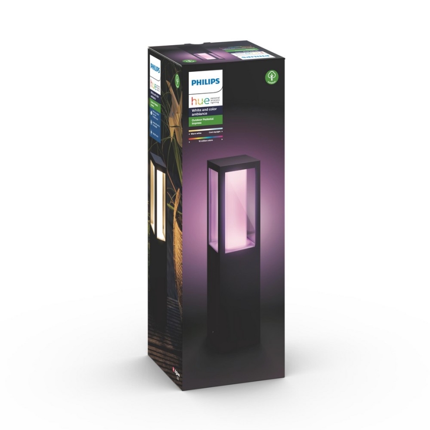 Philips 17431/30/P7 - LED RGB Outdoor lamp HUE IMPRESS 2xLED/8W/230V IP44