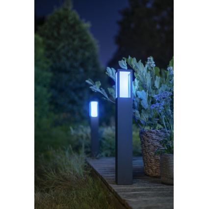 Philips 17432/30/P7 - LED RGB Outdoor lamp HUE IMPRESS 2xLED/8W/230V IP44