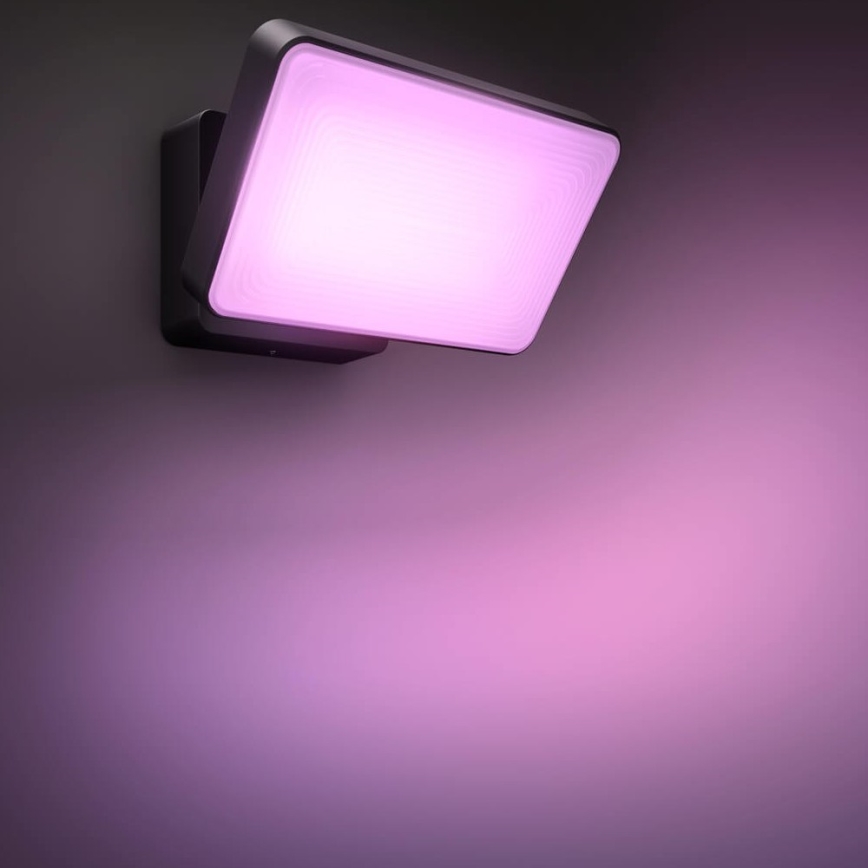 Philips - LED RGBW Dimmable outdoor reflektor Hue DISCOVER 2xLED/15W/230V 2000-6500K IP44