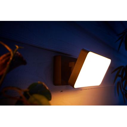 Philips - LED RGBW Dimmable outdoor reflektor Hue DISCOVER 2xLED/15W/230V 2000-6500K IP44