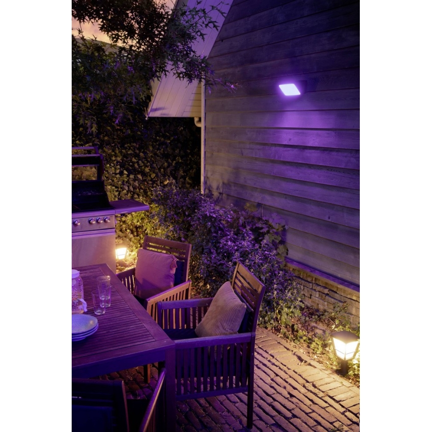 Philips - LED RGBW Dimmable outdoor reflektor Hue DISCOVER 2xLED/15W/230V 2000-6500K IP44