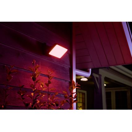 Philips - LED RGBW Dimmable outdoor reflektor Hue DISCOVER 2xLED/15W/230V 2000-6500K IP44