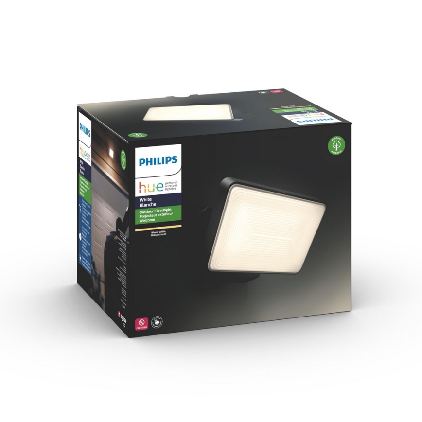 Philips 17436/30/P7 - LED Outdoor spotlight HUE WARM WHITE 2xLED/15W/230V IP44