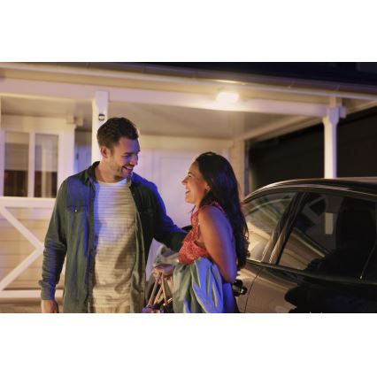 Philips 17436/30/P7 - LED Outdoor spotlight HUE WARM WHITE 2xLED/15W/230V IP44