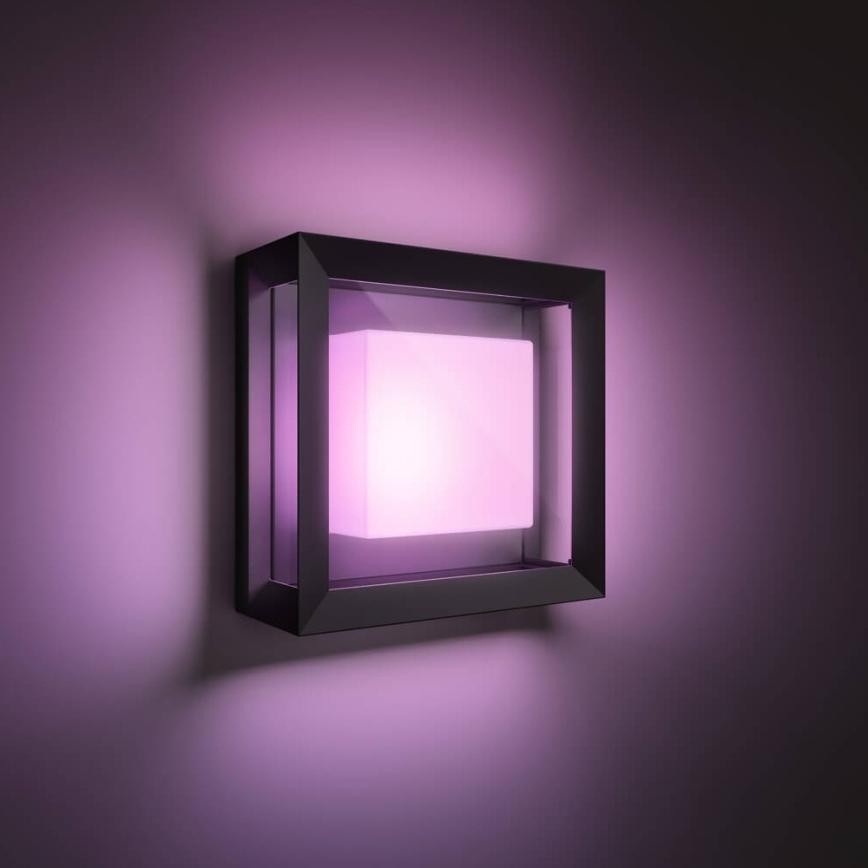 Philips - LED RGBW Dimmable outdoor wall light Hue ECONIC LED/15W/230V 2000-6500K IP44