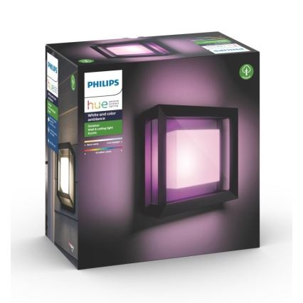 Philips - LED RGBW Dimmable outdoor wall light Hue ECONIC LED/15W/230V 2000-6500K IP44