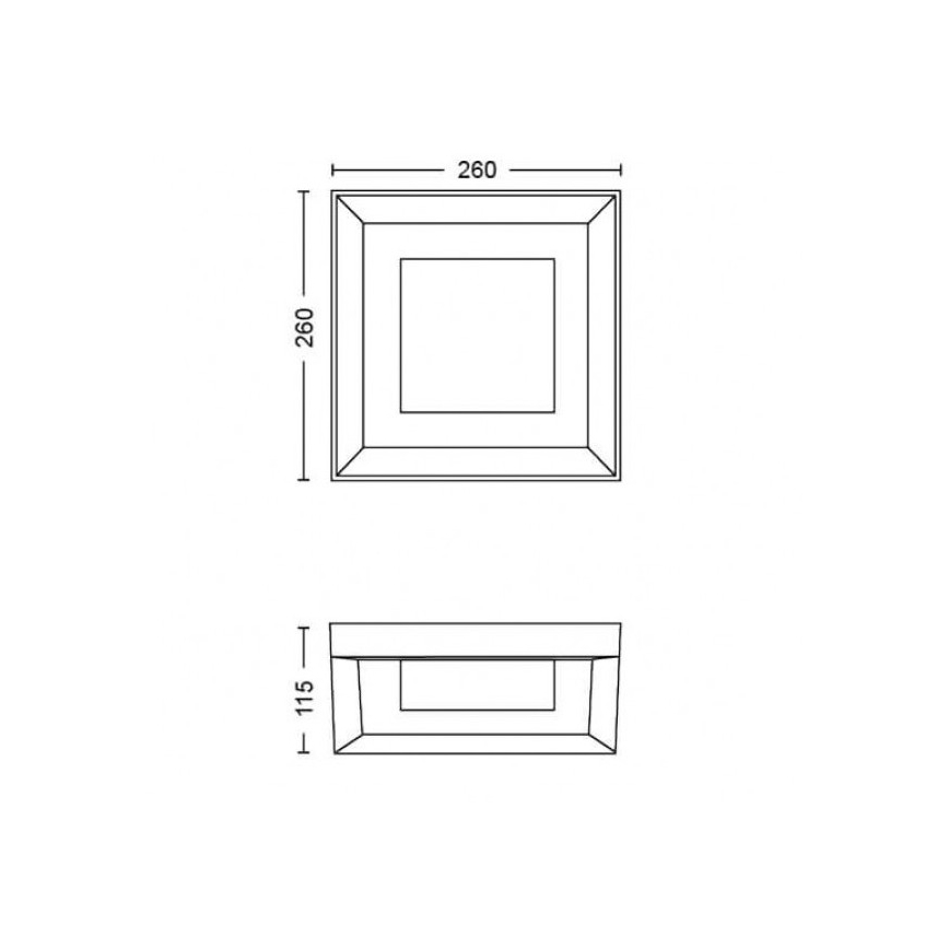 Philips - LED RGBW Dimmable outdoor wall light Hue ECONIC LED/15W/230V 2000-6500K IP44